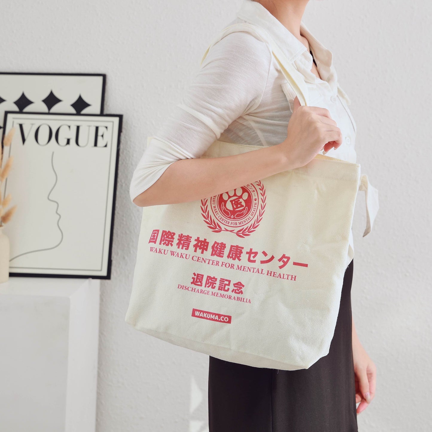 Waku Waku Canvas Tote Bag