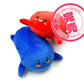 Bean Plushie (Red/Blue)